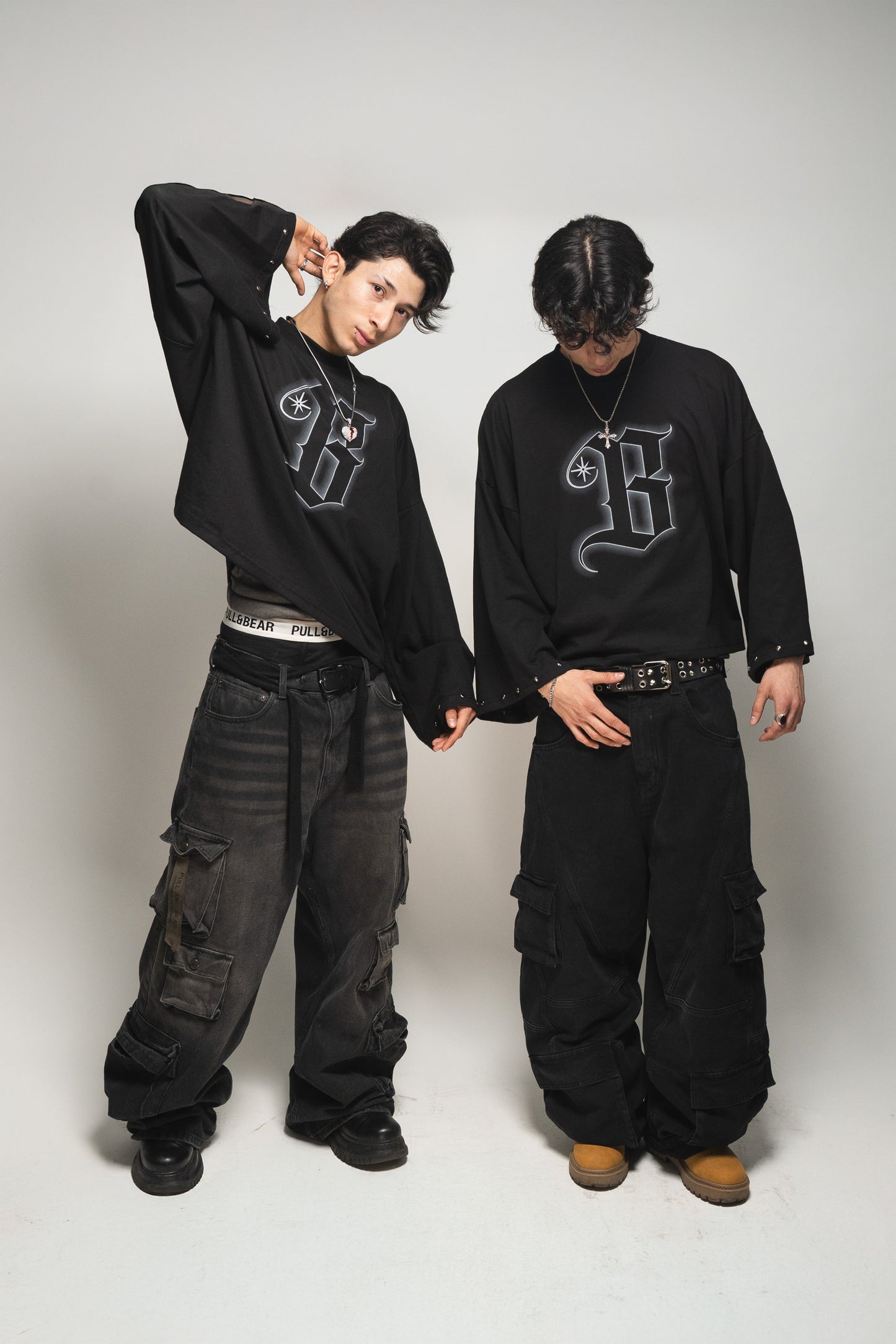PLAYERA BROWKENS MANGA LARGA