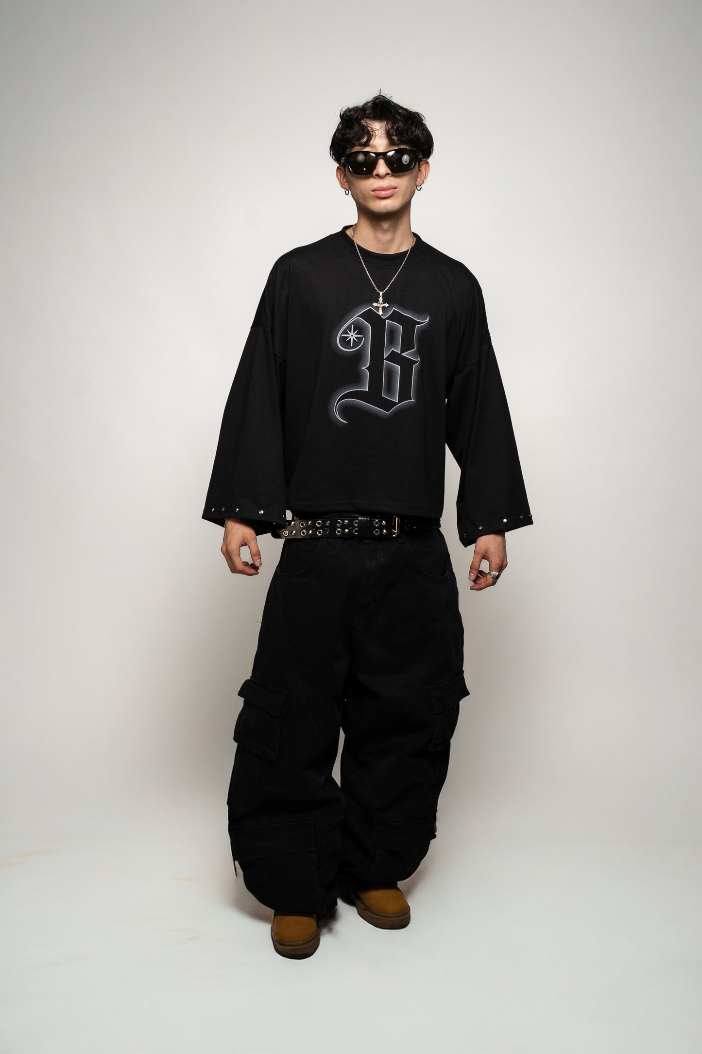 PLAYERA BROWKENS MANGA LARGA